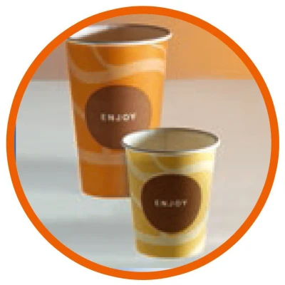 Bild, 2 großen, Kaffee, Becher