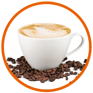 Bild, Tasse, Bohne, Milchschaum, Cappuccino