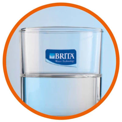 Bild, Glas, Brita, Wasser, gefiltert, klar