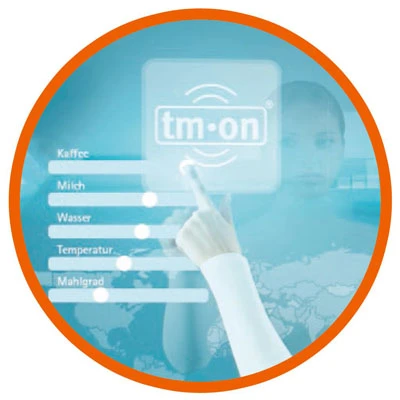 TM-On, App, Service, Wartung, Kaffeevollautomaten