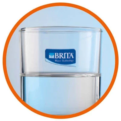 Bild, Glas, Brita, Wasser, gefiltert, klar